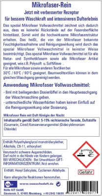 Mikrofaser Rein Spezial Vollwaschmittel Königin der Nacht